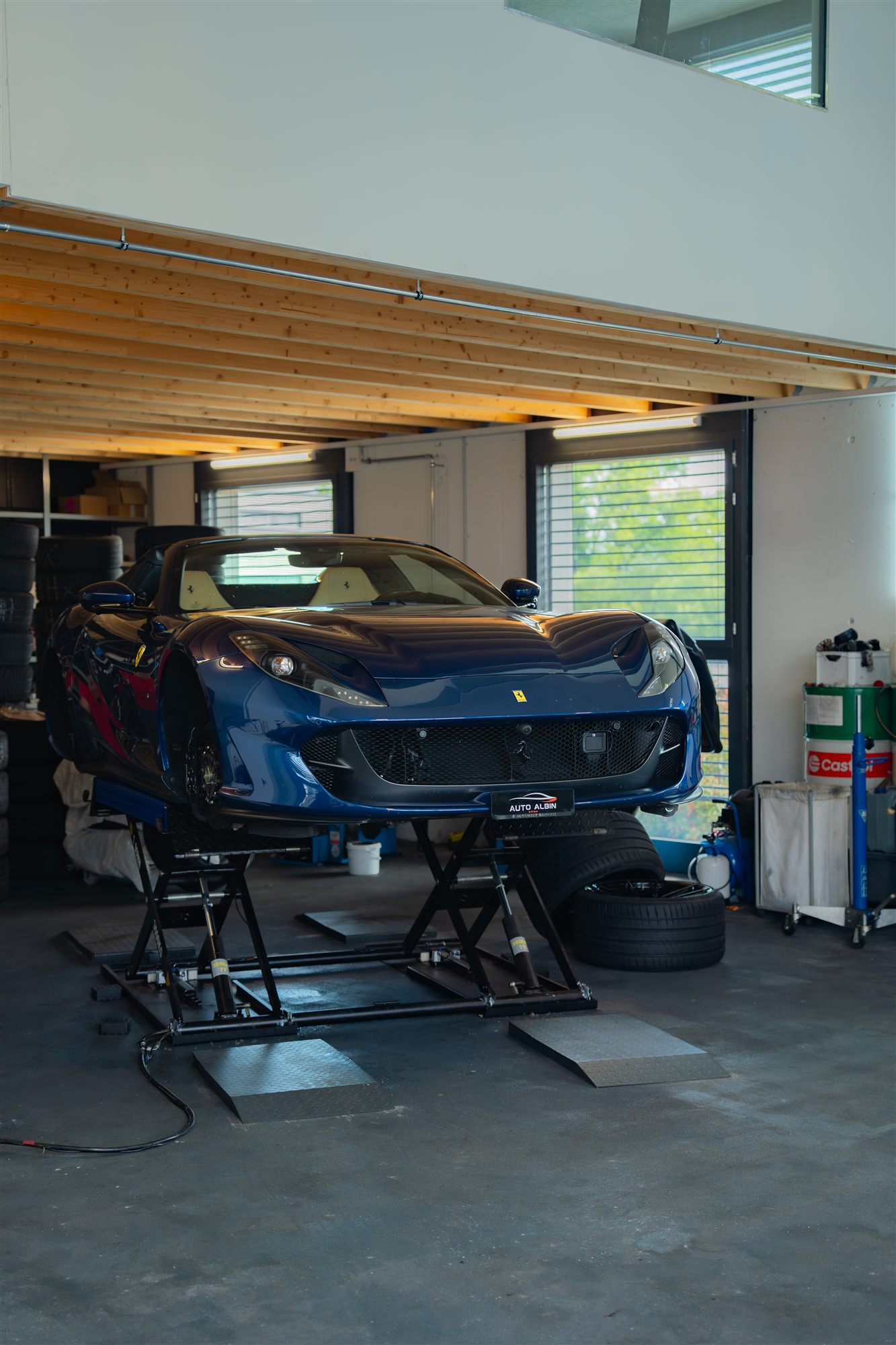 Werkstatt-Tor Auto Albin Sins